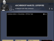 Tablet Screenshot of lefebvrethemovie.org